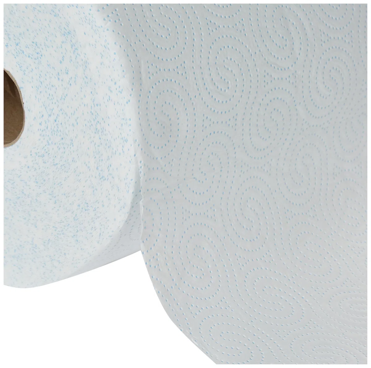Foxy Tornado Azul Papel Multiusos, 1 Kg de papel(cada una), 340 servicios por cada rollo, Certificación PEFC,Paquete reciclable producido con plástico reciclado - 1 unidad