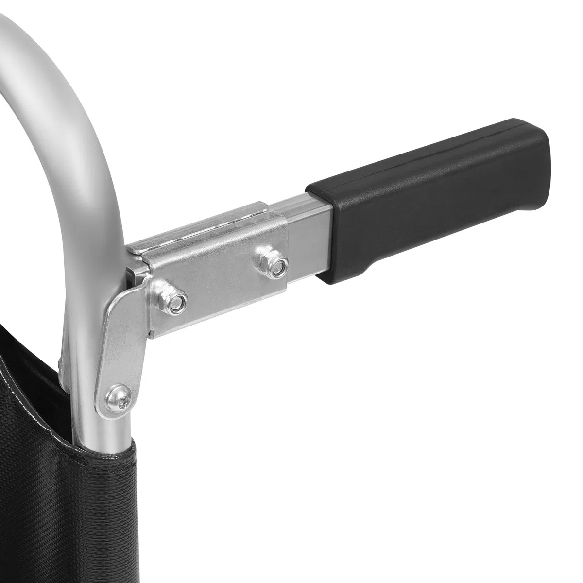 Silla de escalera plegable para personas mayores, soporta hasta 160 kg, silla de evacuación para escaleras con cinturones de seguridad, silla de ruedas de emergencia (negro)