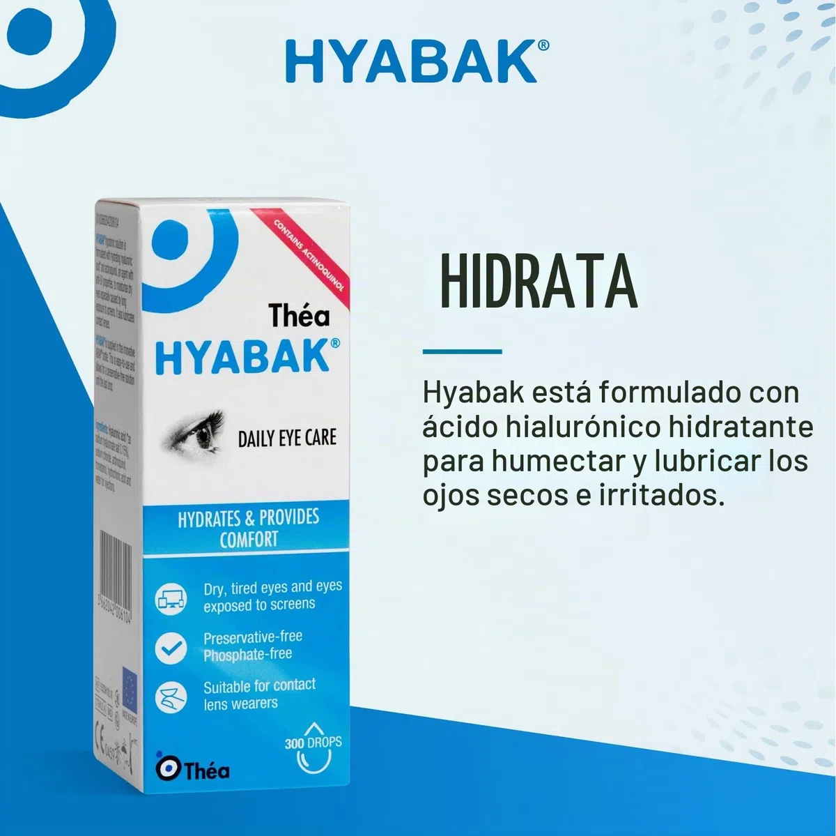 Thea Hyabak Colirio, 10 ml