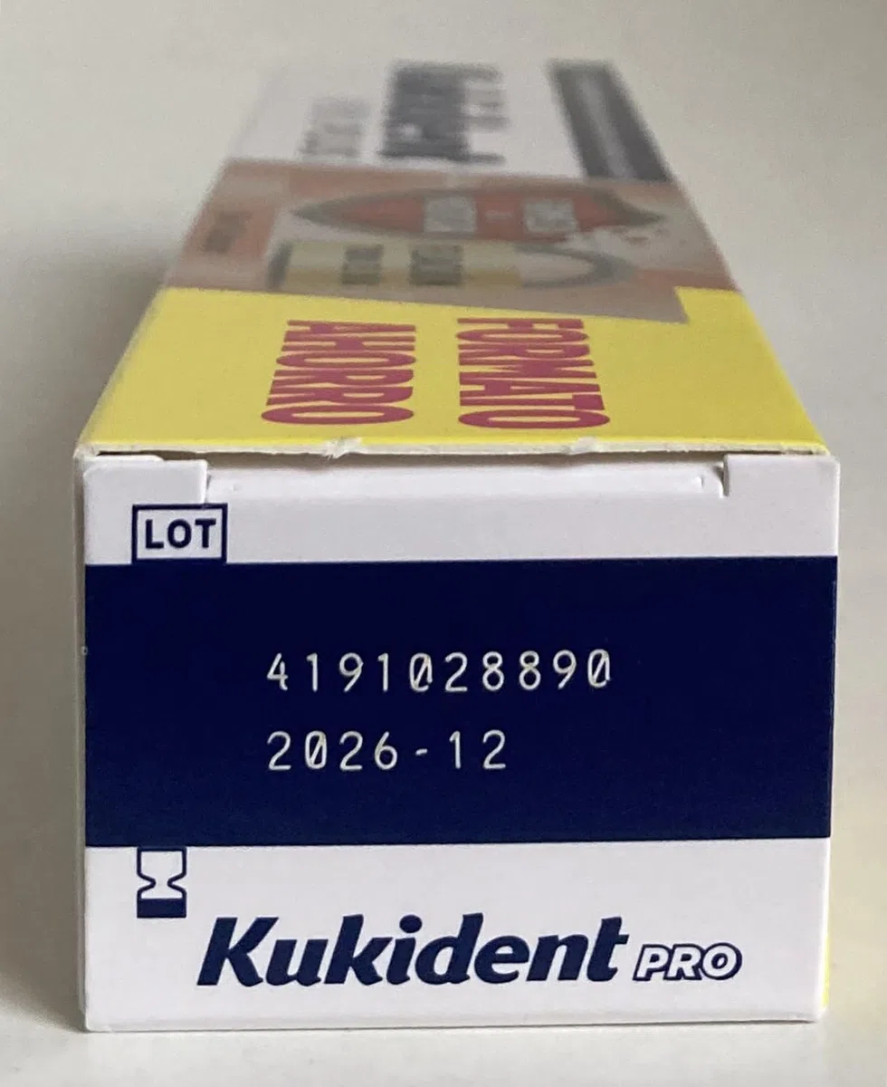 Crema Adhesiva Doble Acción de Kukident compatible |Para Dentaduras Postizas| 60gr,-Pack 2Un.