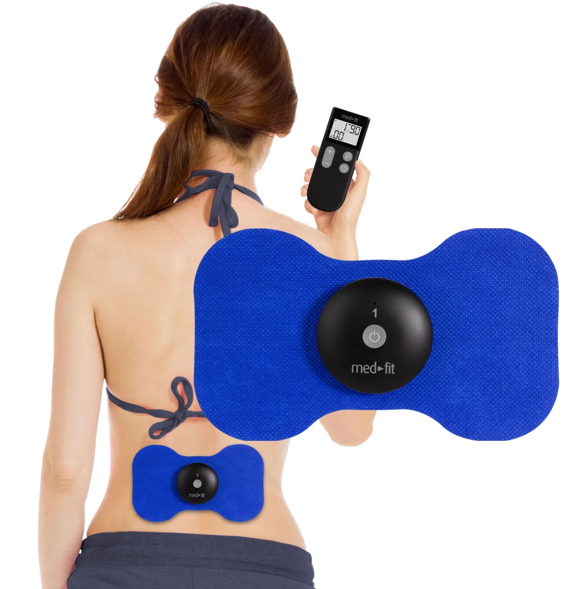 Med-Fit Sin dolor Recargable Mini DECENAS & EMS Mini-Wireless Digital decenas & Estimulador Del Músculo Requiere No Baterías O conductores profesionales Fuerza