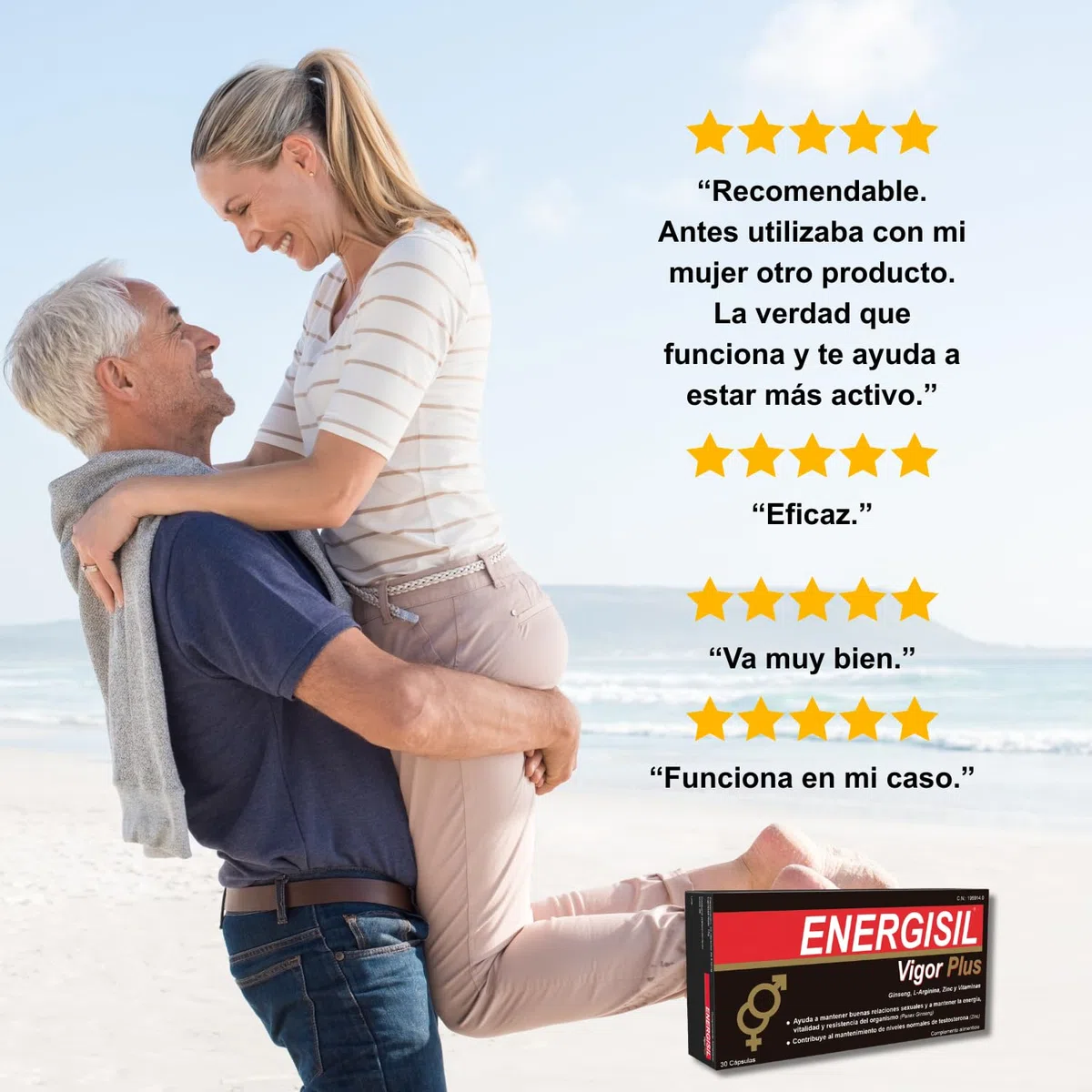 Energisil Vigor Plus - 60 Cápsulas