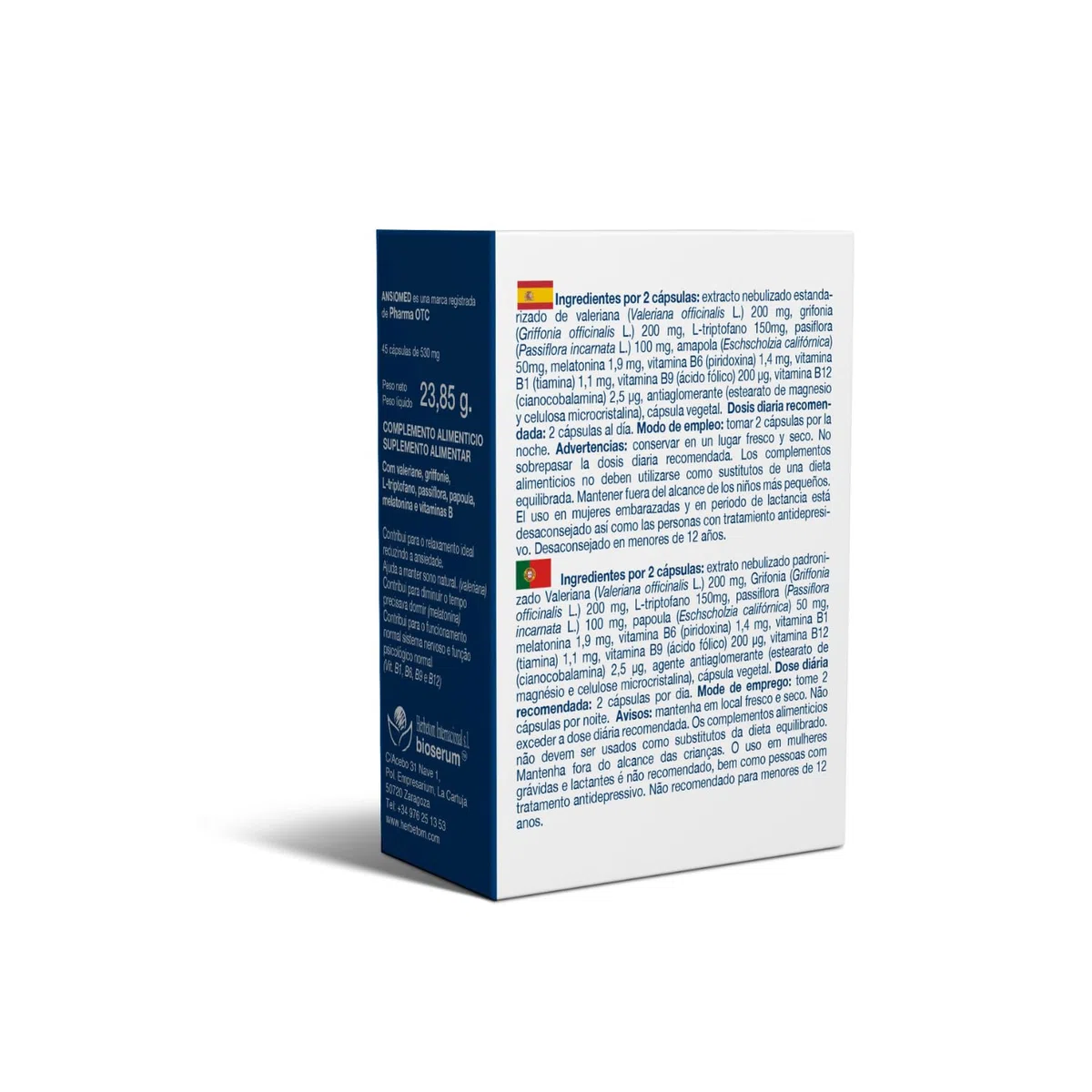 Pack Especial Ansiomed Día y Noche - Ansiomed Mente Positiva + Noche- Ayuda a un Estado de Ánimo Positivo en Momentos de Estrés y Contribuye a la Relajación Óptima