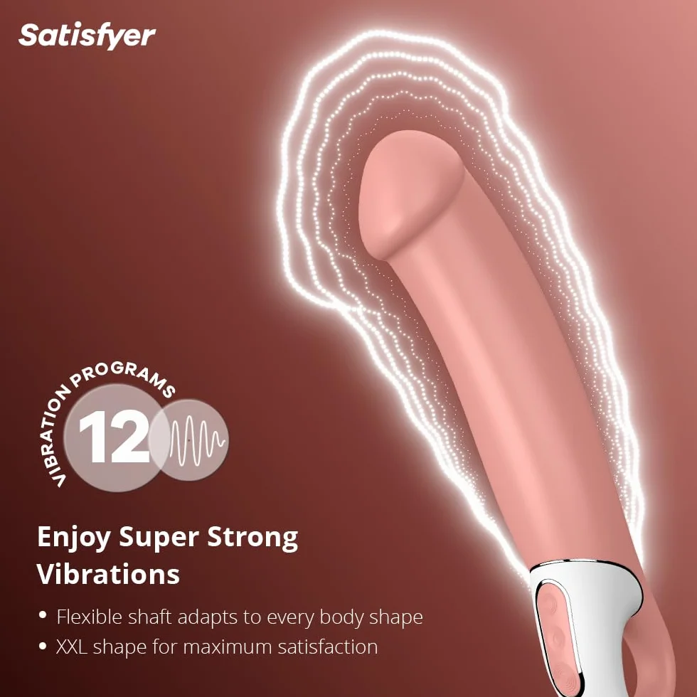 Satisfyer Vibes Master G-Spot Vibrador | Dildo para Mujeres | Estimulación de Clítoris fuerte y silenciosa | Juguetes sexuales | Estimulador para Ella | Juguete sexual impermeable (IPX7)