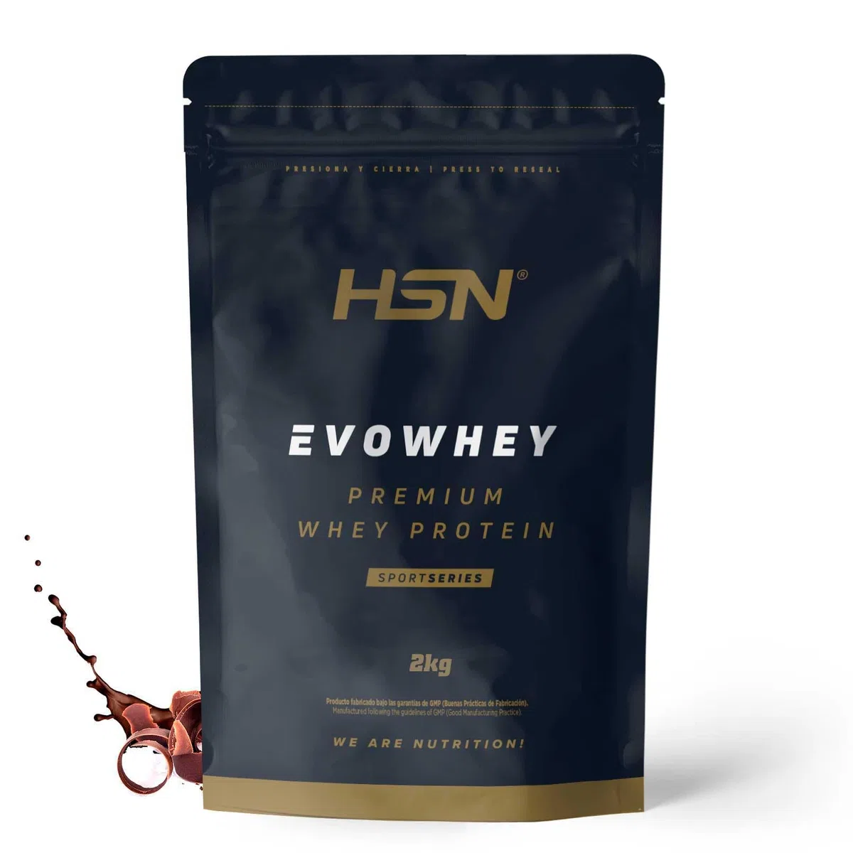 HSN Evowhey Protein | Chocolate 2Kg = 67 Tomas por Envase Concentrado de Proteína de Suero | 100% Whey Protein Concentrate (WPC) | No-GMO, Vegetariano, Sin Gluten ni Soja