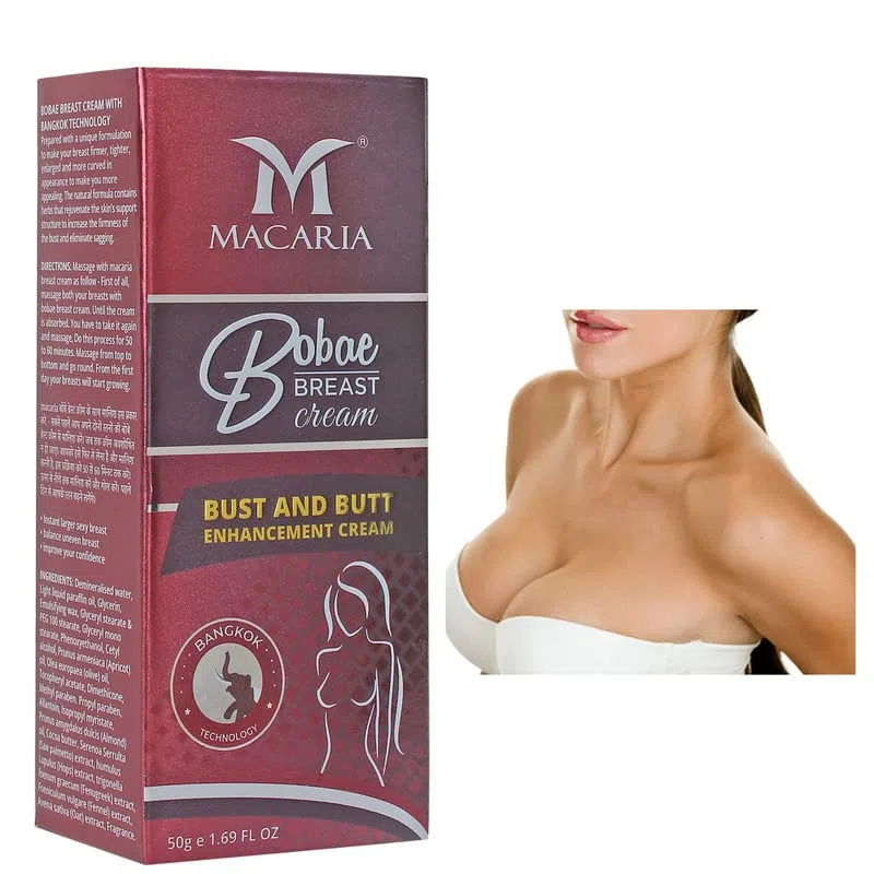 Bobae Breast Enhancement Cream – Breast Lifter – Larger, Firmer, and Fuller Breasts - All-Natural Fast tightening Breast Enlargement Cream Gel