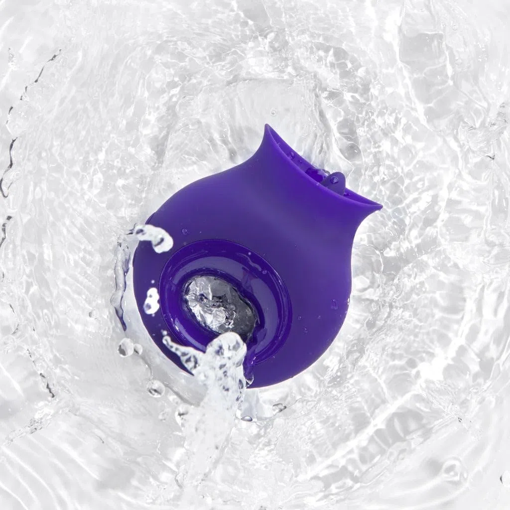 Platanomelón - Vibrador Clitorial con Textura Ultrasedosa, 6 Patrones de Movimiento y 3 Intensidades de Vibración, Sumergible y Recargable - Coco