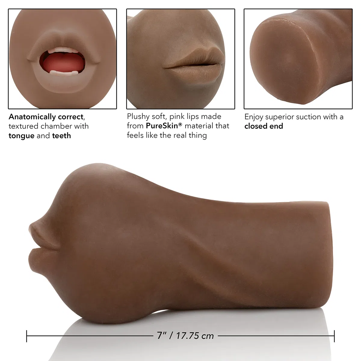 Calexotics Stroke It Mouth Brown 125 g