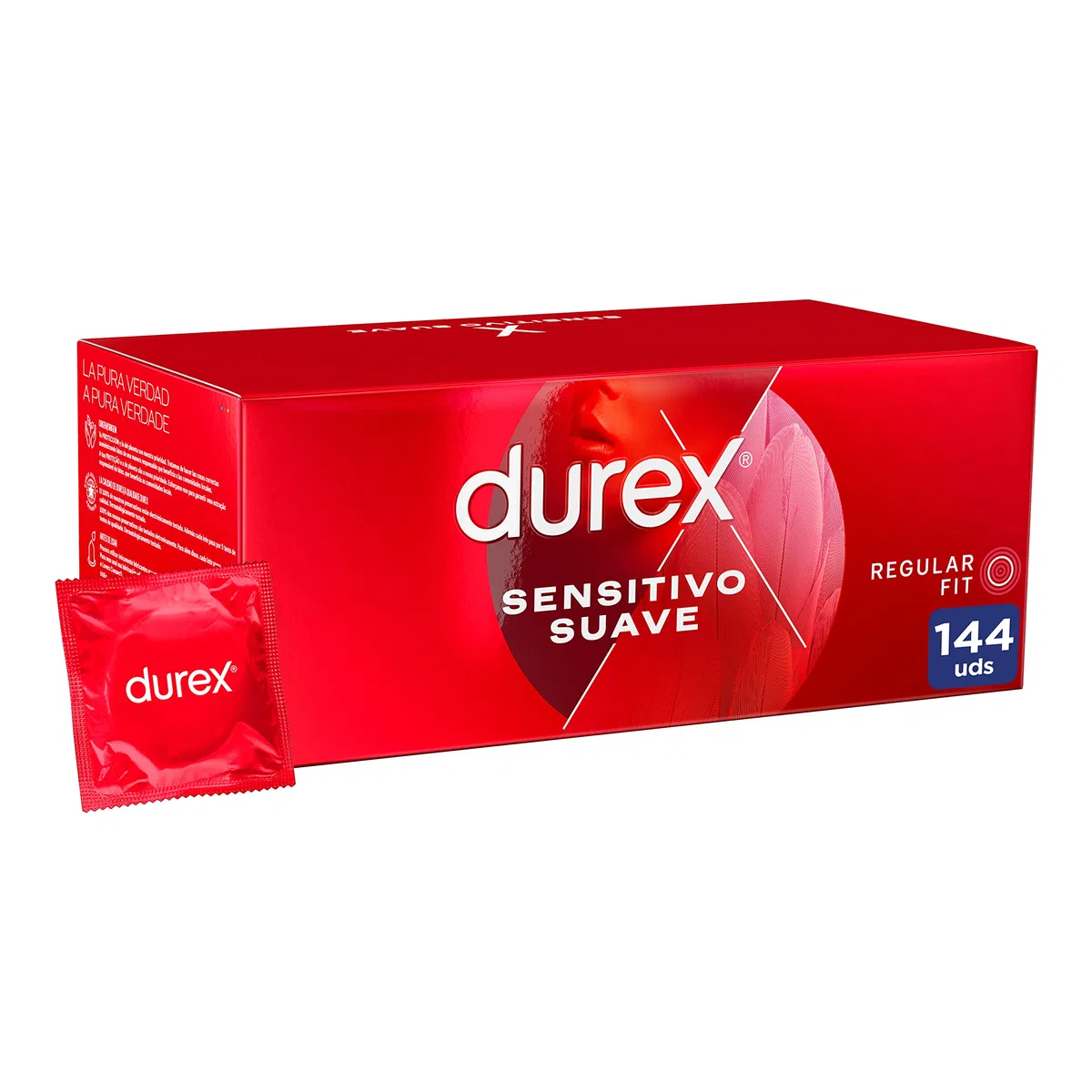 Durex Preservativos, Multicolor, 144 Unidad (Paquete de 1)