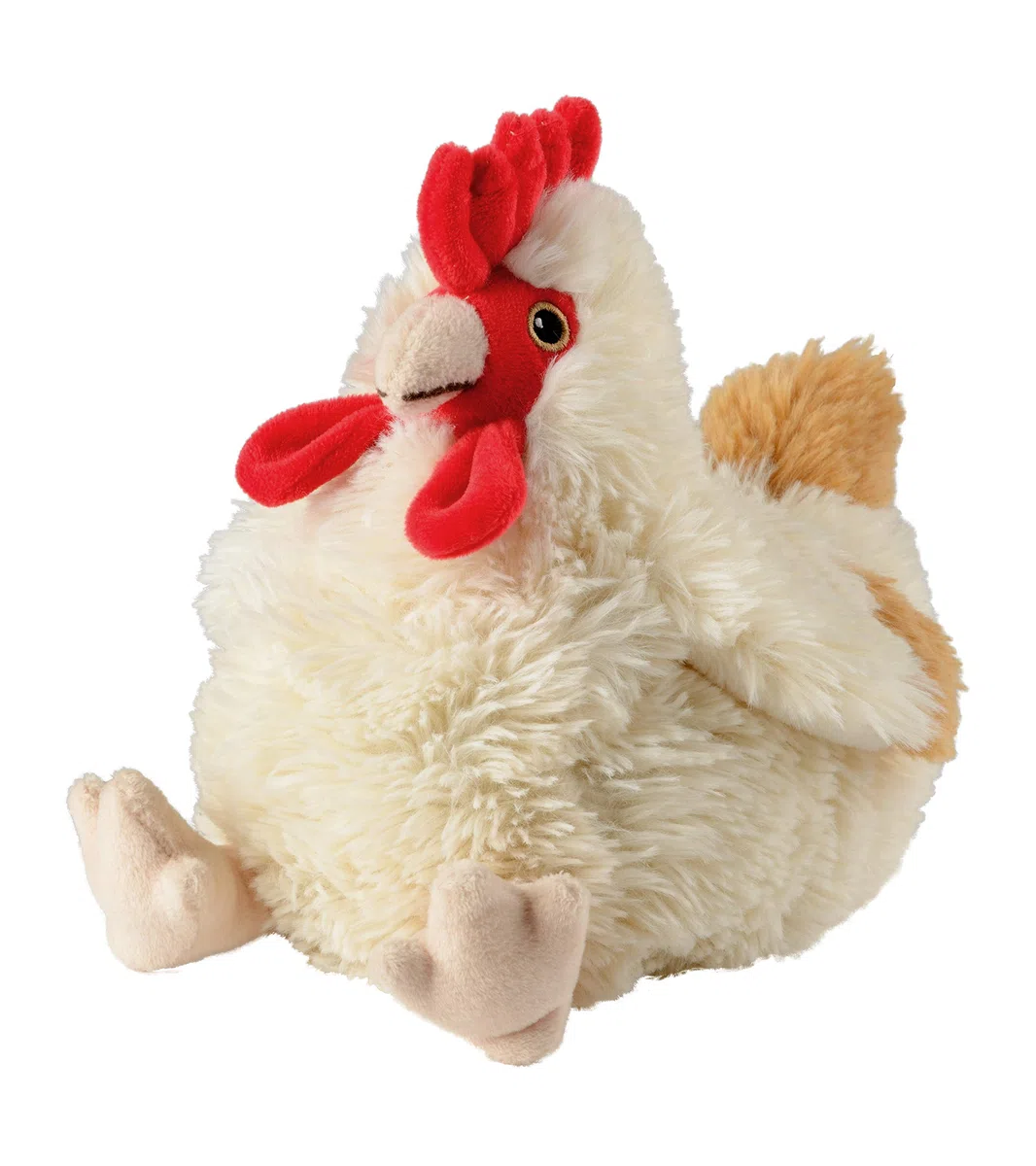 warmies Cojín de calor (relleno de lavanda, 25 cm, 700 g), diseño de gallina, color blanco