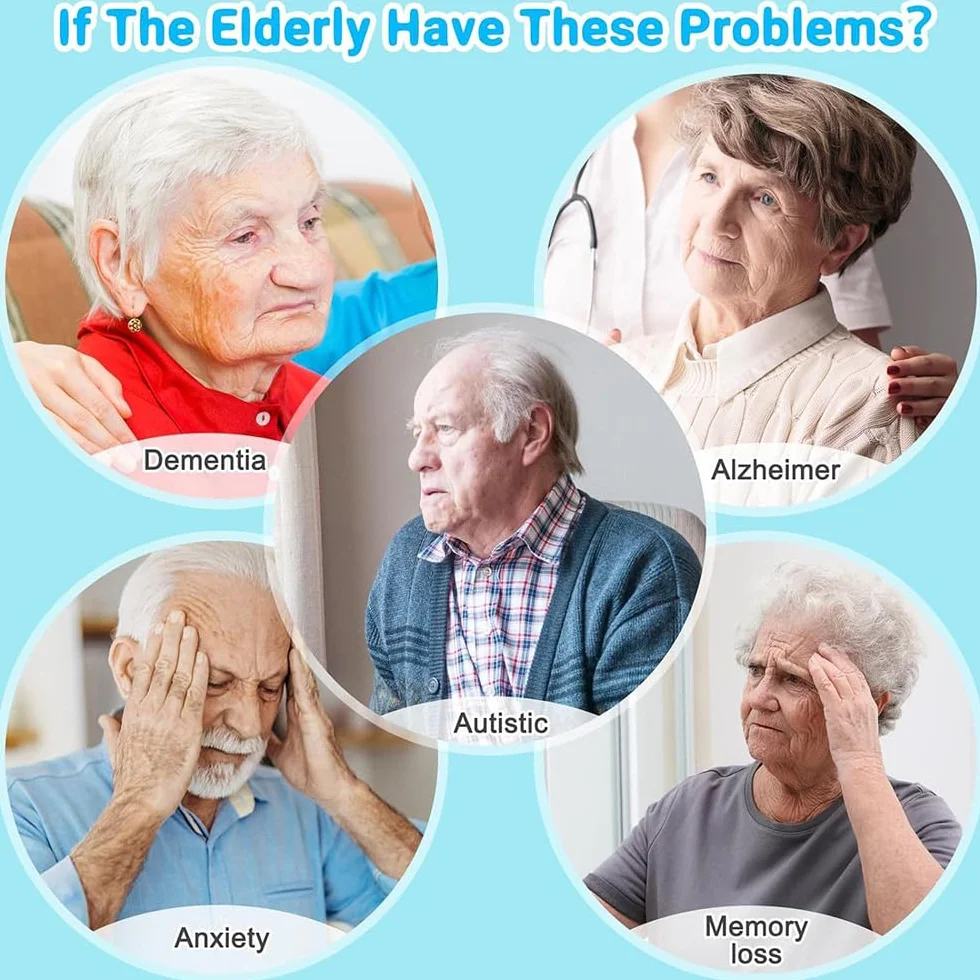 Manta Nido para Demencia Ancianos y Demencia Manos Profesionales, Juguetes para Pacientes con Demencia,Actividades Reconfortantes Y Relajantes Para La Demencia De Personas Mayores，Ayuda Para Alzheimer