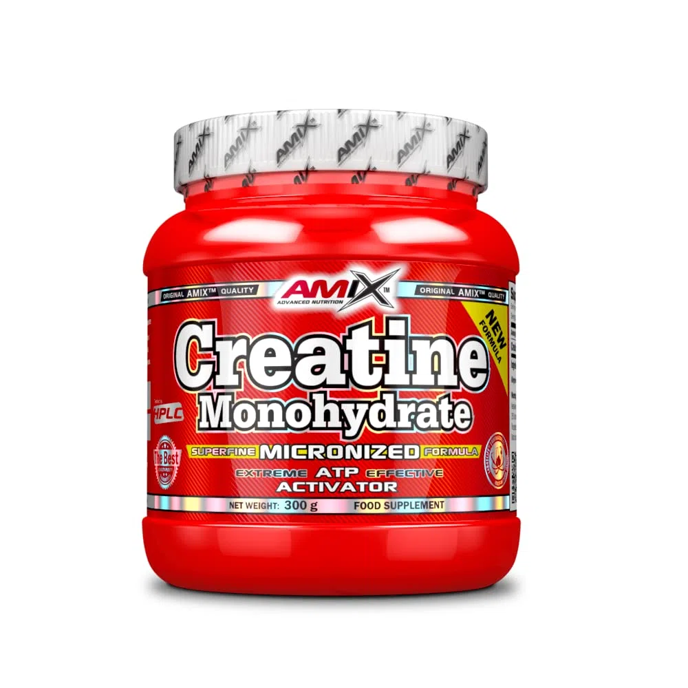 AMIX - Creatina Monohidratada - 300 Gramos - Complemento Alimenticio - Mejora el Rendimiento Físico - Ideal para Deportistas - 100% Micronizada - Proteína Masa Muscular