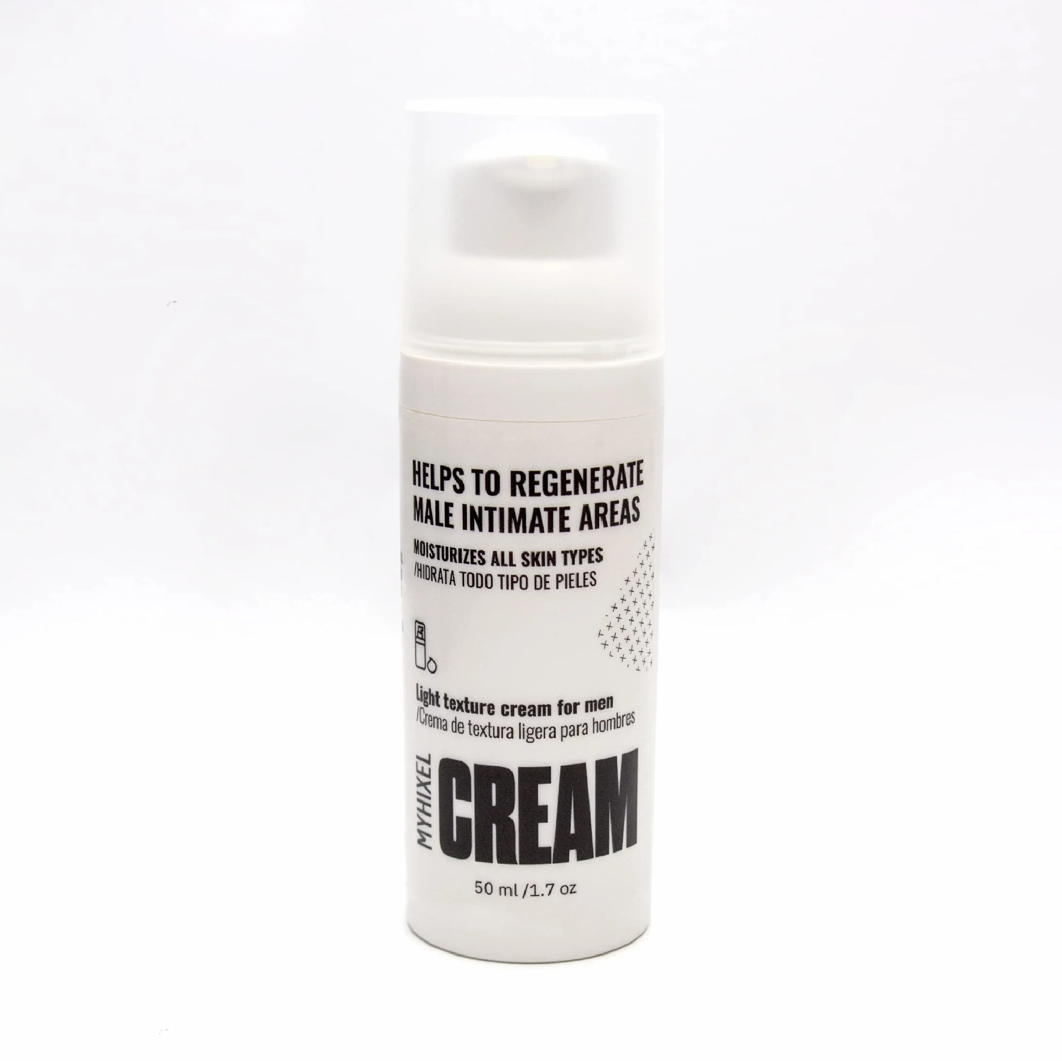 MYHIXEL Crema Hidratante Íntima Hombre – Cuidado y Protección Zona Íntima Masculina con Aloe Vera, Secreción de Caracol y Ácido Hialurónico – Hidratación y Reparación Diaria – 50 ml (2 Unidad)