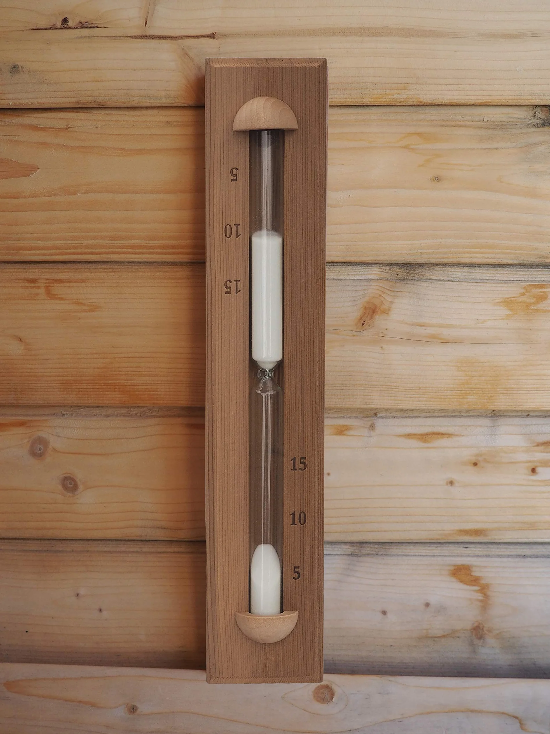 Home Sauna Experience Hse Deluxe Cedar montado en la Pared giratoria Sauna Arena Temporizador 15 Minutos Blanco