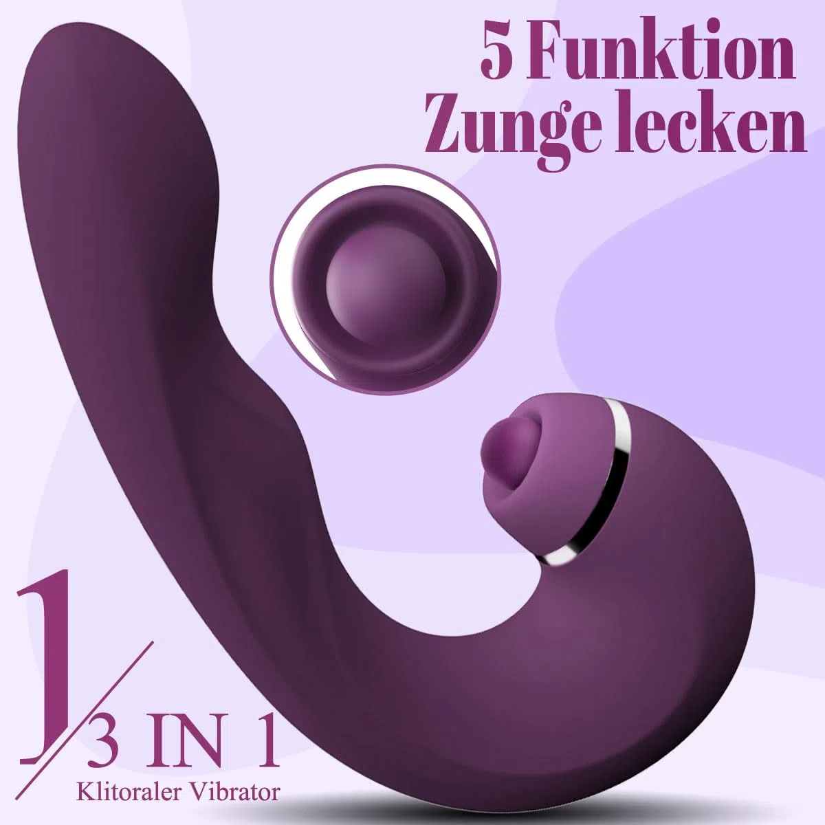 Vibradorador Mujer Juguetes Eróticos y Puntos G, 3 en 1 Consoladores.. para Mujer con Vibración Vibrador, Succionador de Clítoris Femenino Dildo Juguetes Sexuales de modo 10x5x5 Vibradores Mariposas