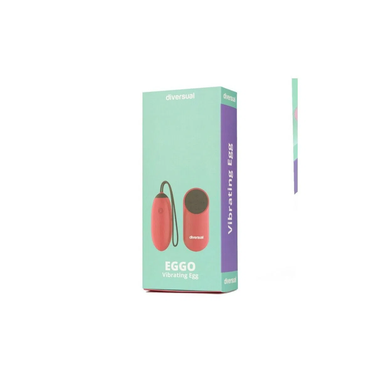 Eggo, Huevo Vibrador con Mando, Recargable USB (Cereza)