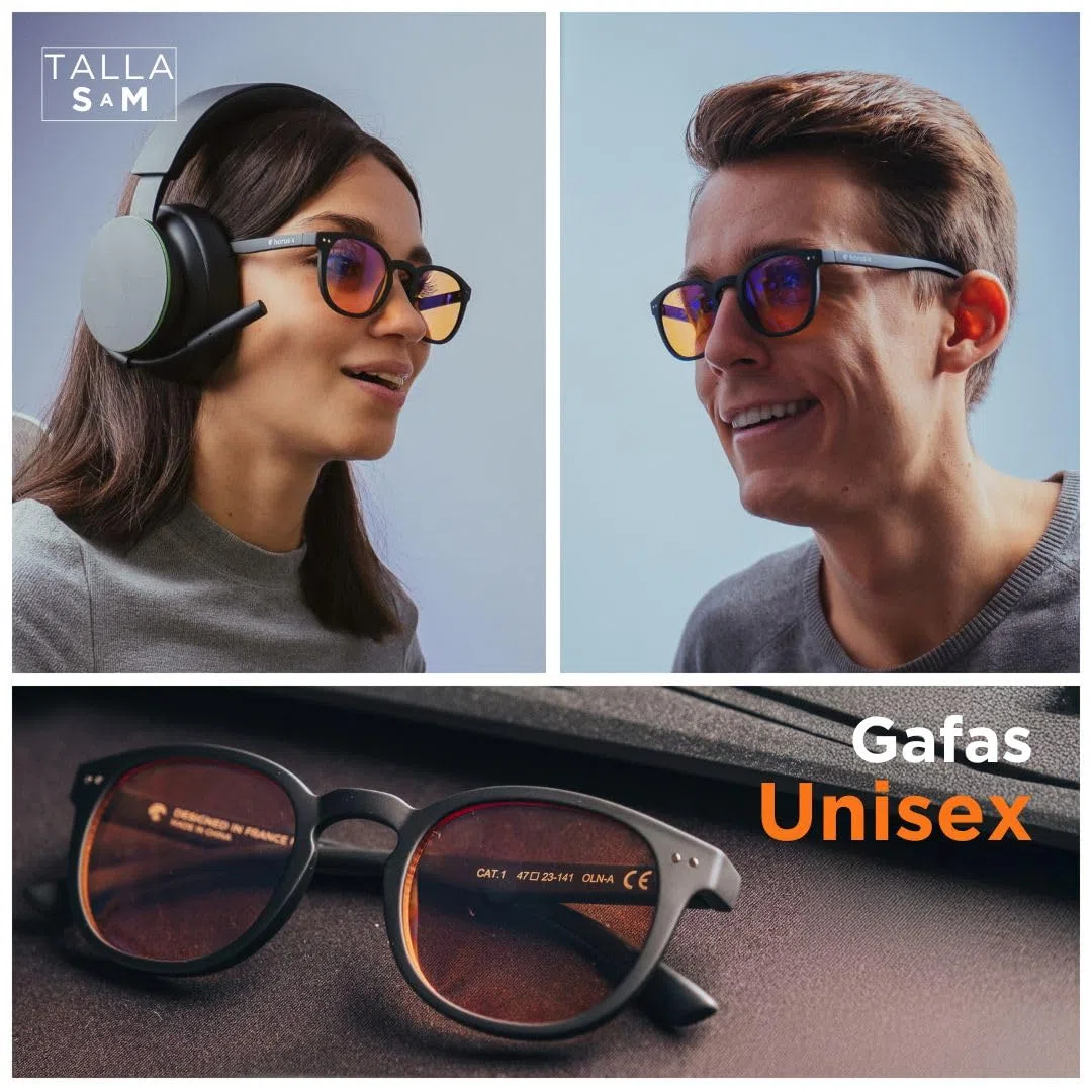 Horus X • Gafas Luz Azul Hombre Mujer | Gafas Filtro Luz Azul para Pantalla Anti Fatiga & Migraña Ocular | Urban V3