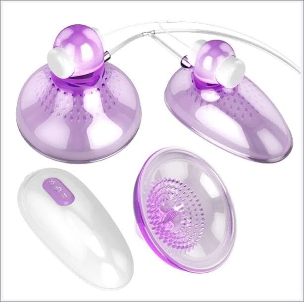 Vibrador de pezones, Pinzas vibratorias para pezones, Masajeador de Senos de 12 Frecuencias, Juguetes sexuales de masturbación Femenina, Estimulador de clítoris, Vibrador de Lengua,B