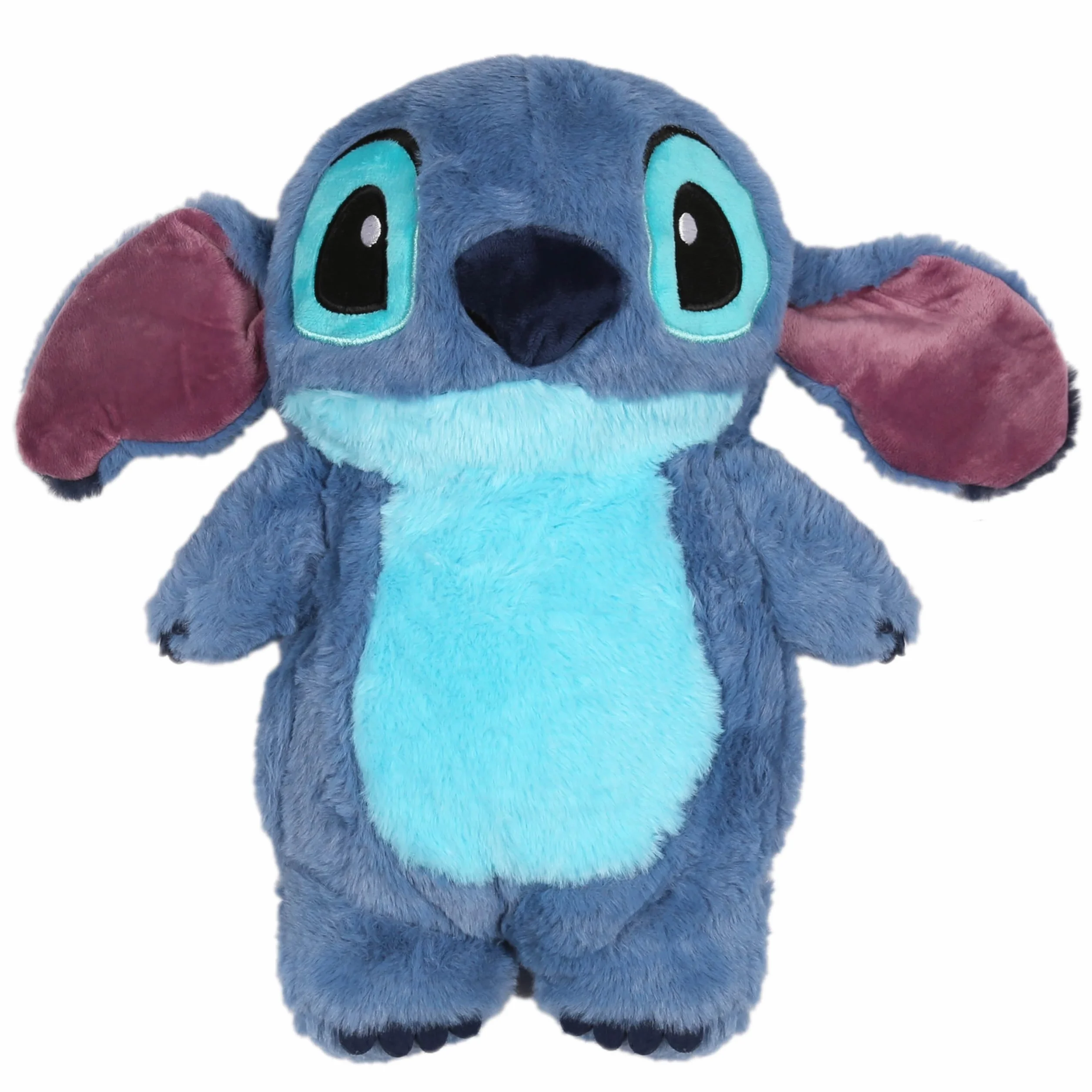DISNEY Stitch Bolsa de agua caliente de goma con funda SUAVE, GRANDE Calentador con funda para agua, Mascota 750 ml (Stitch)