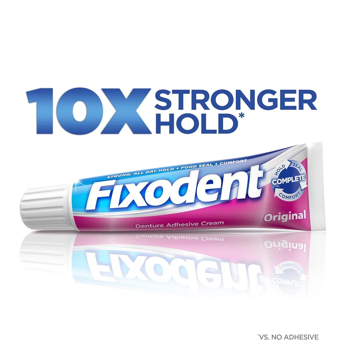 Fixodent Crema adhesiva para prótesis dental original 21 g (Paquete de 12)