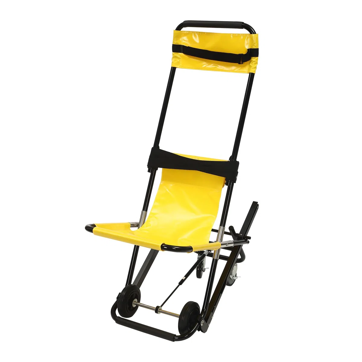 Silla de escalera de elevación manual soporta 350.53 libras, silla de escalera de elevación manual, silla plegable portátil para la transferencia diaria, silla de evacuación plegable para apoyar a los