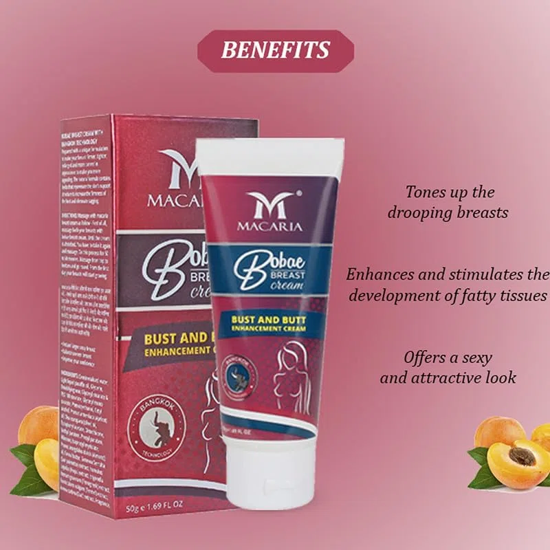 Bobae Breast Enhancement Cream – Breast Lifter – Larger, Firmer, and Fuller Breasts - All-Natural Fast tightening Breast Enlargement Cream Gel