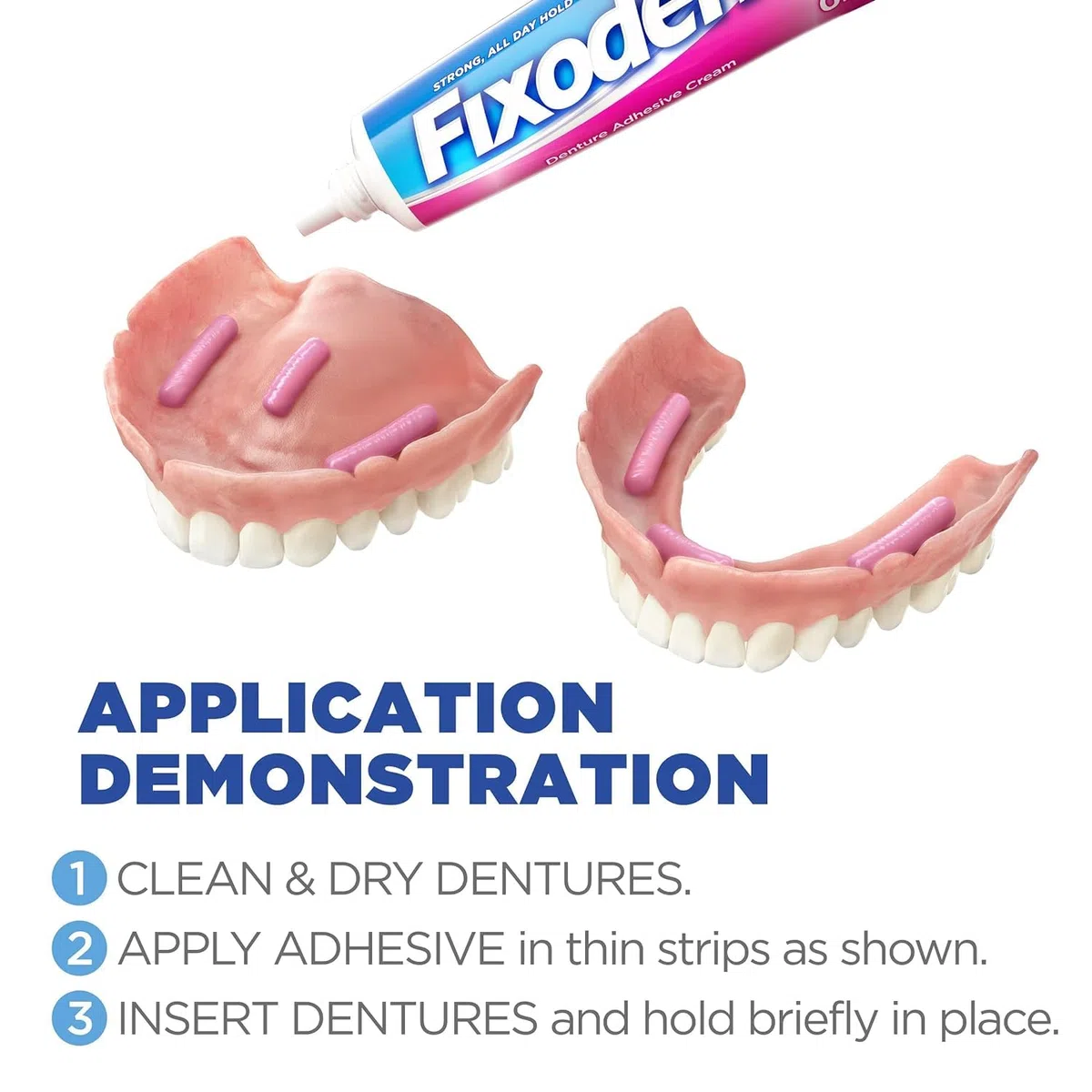 Fixodent Crema adhesiva para prótesis dental original 21 g (Paquete de 12)