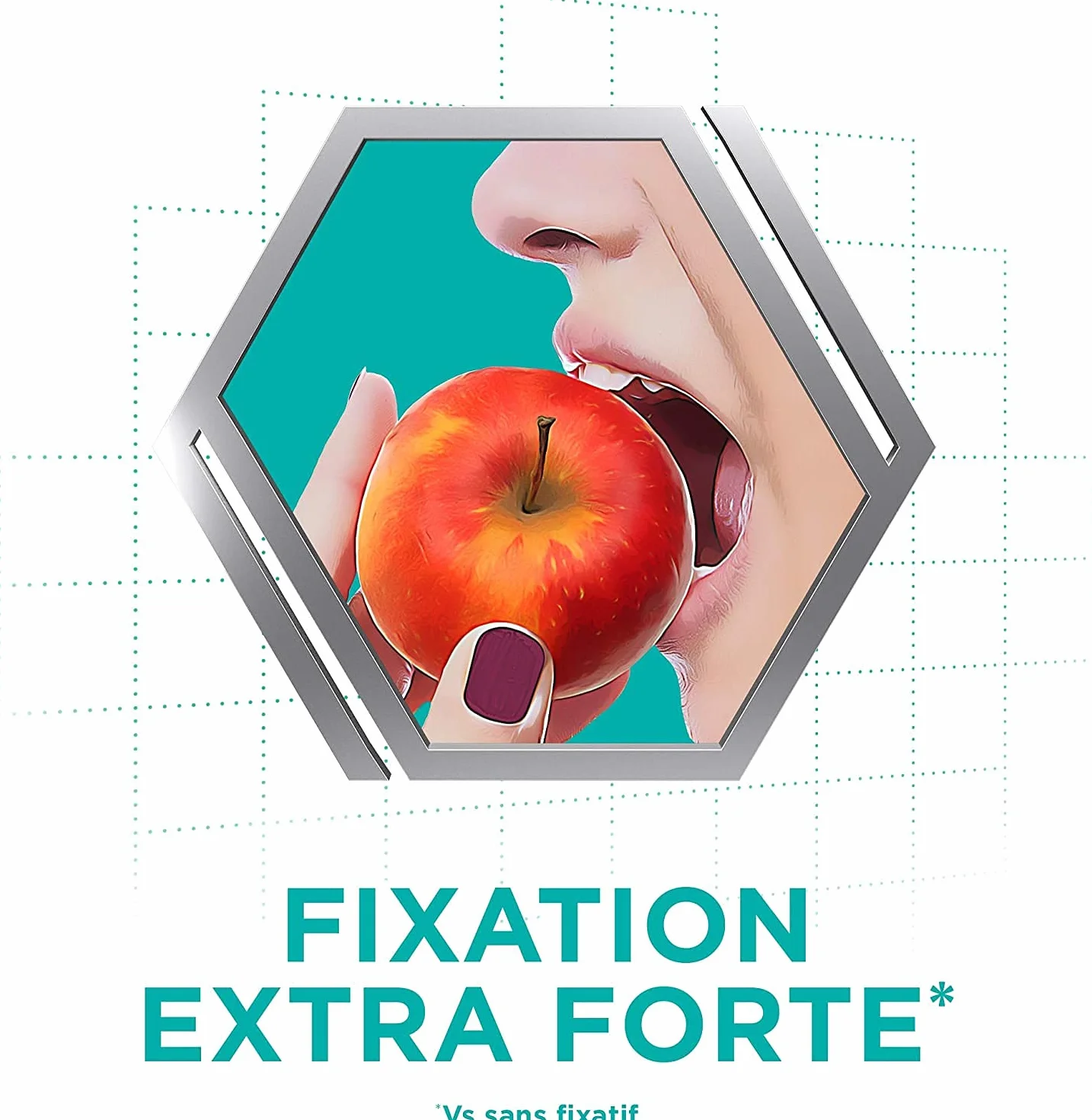 Polident Crème fixative Forte Toute La Journée, Pour Prothèses Dentaires Partielles ou Complètes, lot de 6x40g