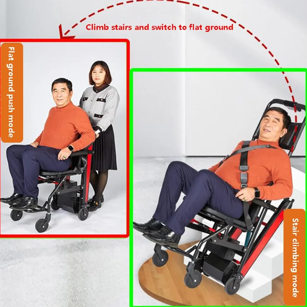 Salvaescaleras Eléctricas,Silla De Ruedas Eléctrica,Salvaescaleras Para Personas Mayores,Silla De Ruedas Para Subir Escaleras,Asistente Para Caminar Para Adultos Mayores Discapacitados A