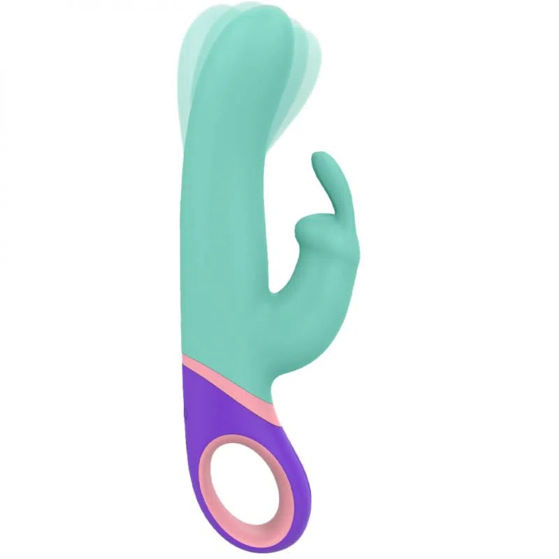 Lopy, Vibrador Conejito Rotador, Estimulación de Clítoris y Punto G, Recargable USB, Silicona, Sumergible