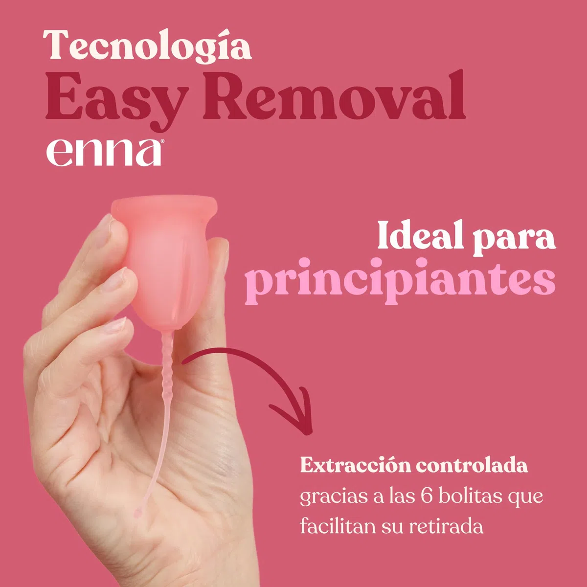 Enna cycle Starter Kit EASY 2 copas menstruales + Aplicador + Caja esterilizadora y transportadora