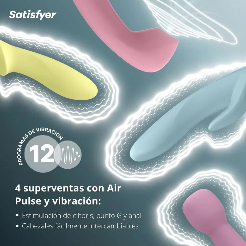 Satisfyer Marvelous Four Set de Vibradores | Juguetes eróticos para Pareja sexuales | Best Of en Juguetes sexuales | Set de Vibradores sensuales | Estimulación a prueba de Agua (IPX7)