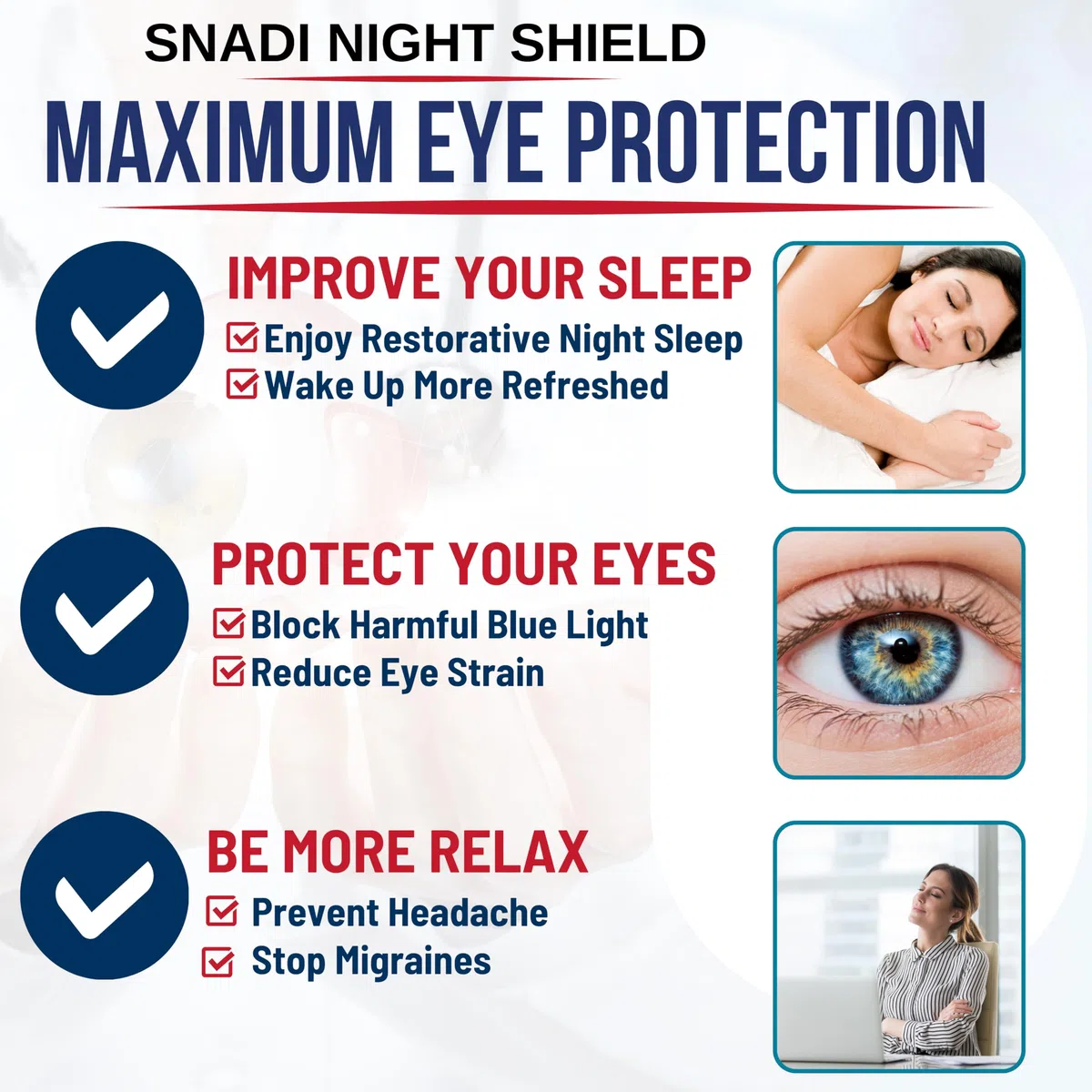 SHIELD | Gafas Bloqueadoras de Luz Azul | para Pantallas Televisión Ordenador Juegos | Mejoran el Sueño | Produce Melatonina Naturalmente | Unisex