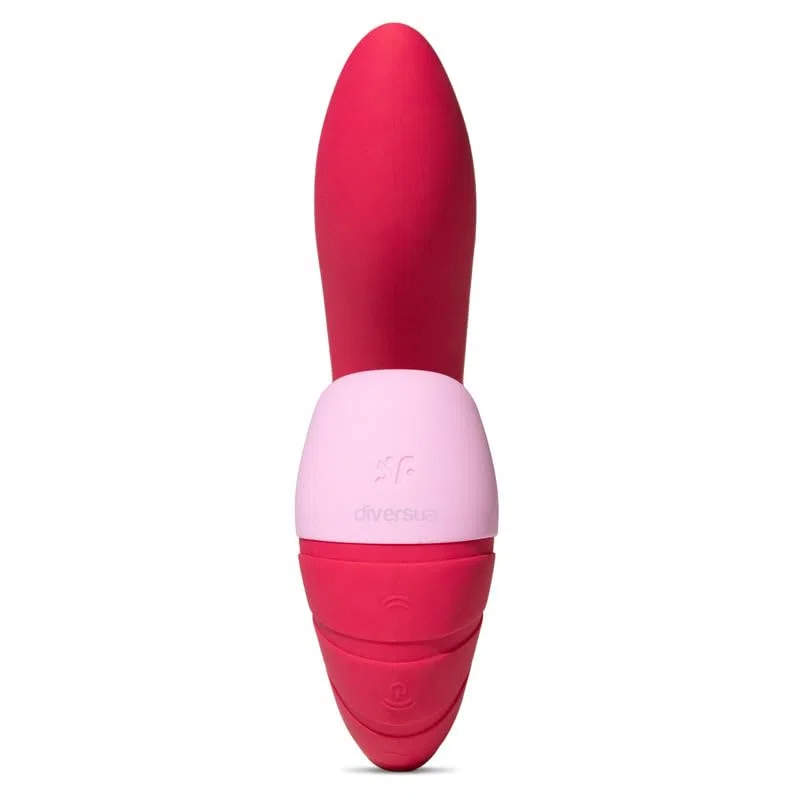 Jaranna, Succionador Clítoris, Vibrador Punto G, 10 Modos de Vibración, 11 Modos de Succión, Recargable USB, Silicona médica (Cereza)