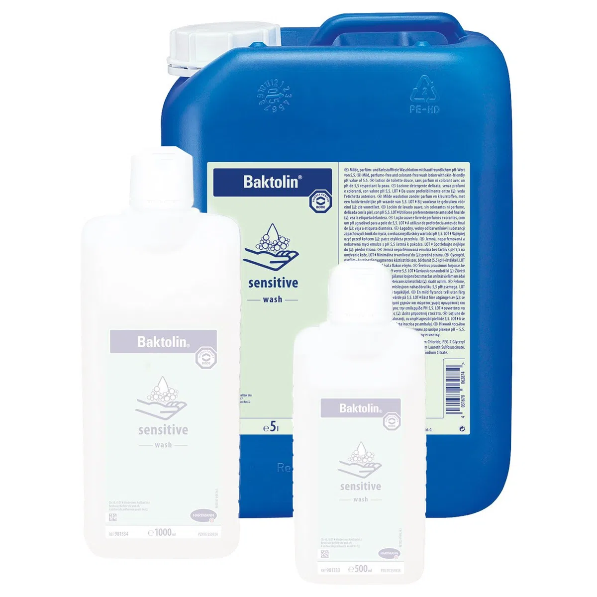 HARTMANN 9813351 Baktolin Sensitive - Loción de lavado (5 L)