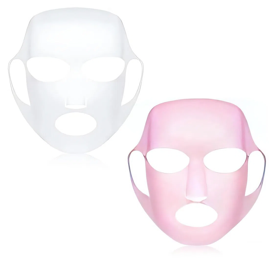 Mascarilla facial que evita la evaporación, mascarilla facial reutilizable, soporte de mascarilla facial de silicona, 2 piezas