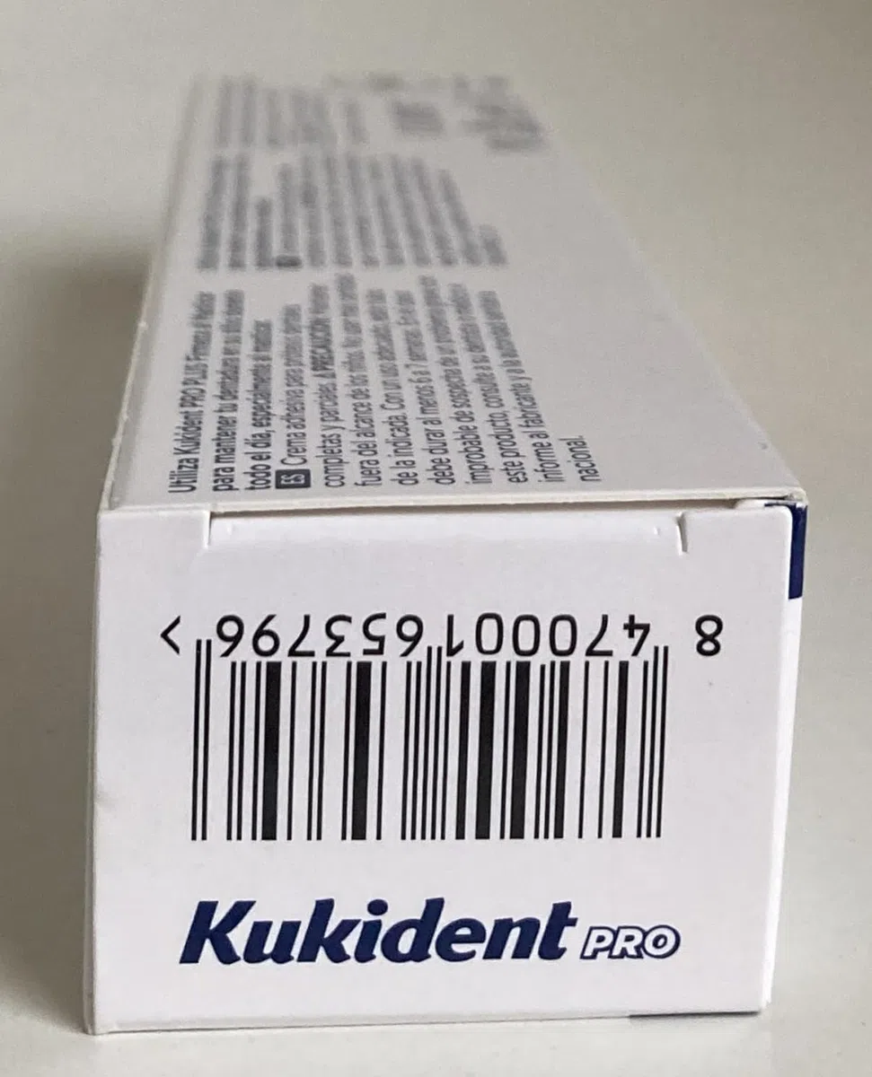 Crema Adhesiva Doble Acción de Kukident compatible |Para Dentaduras Postizas| 60gr,-Pack 2Un.