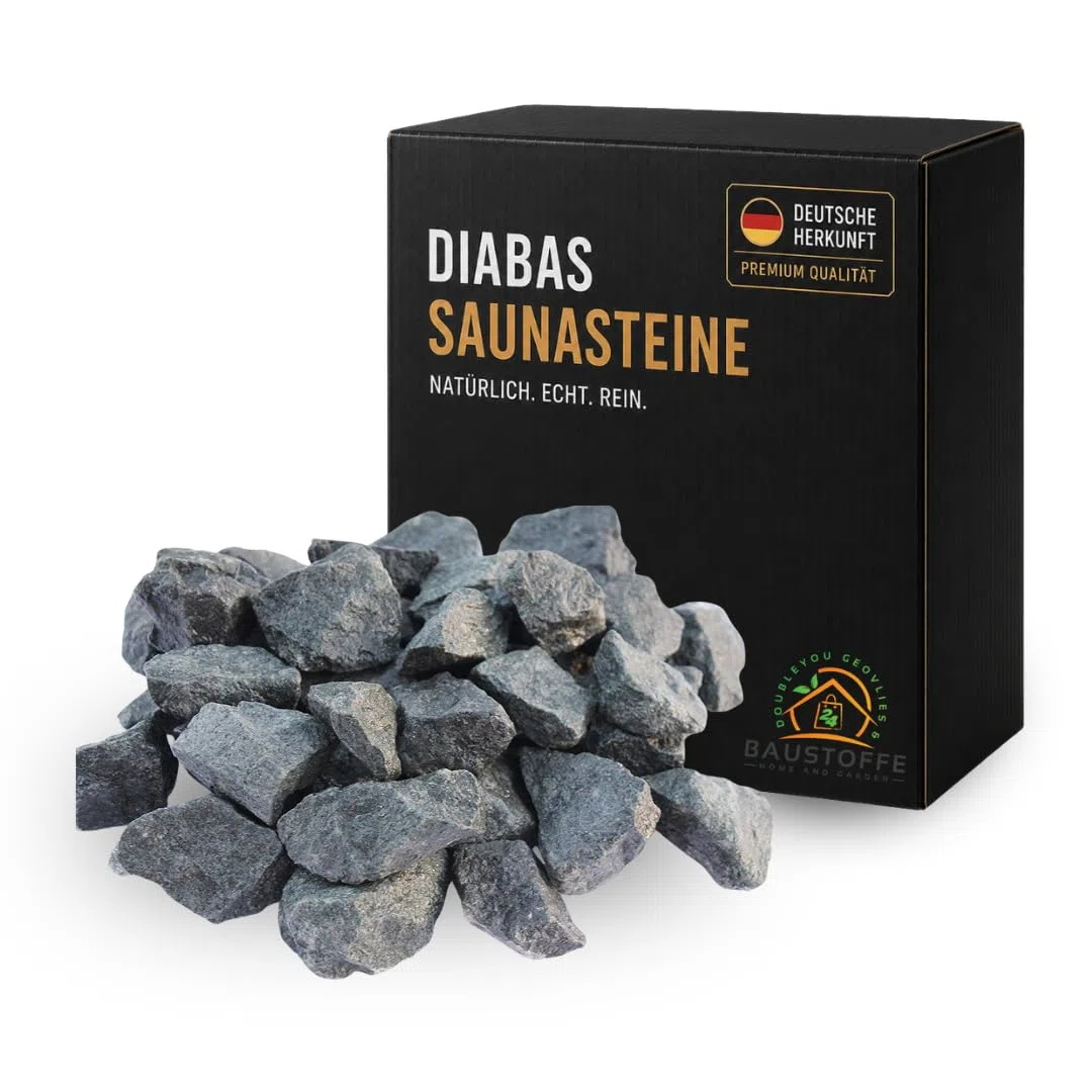 Piedras para sauna Diabas 50-80 mm (20,0 kg.) 1,44/kg