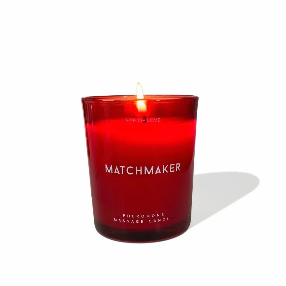 EOL EYE OF LOVE Matchmaker Vela de masaje de feromonas Red Diamond - Vela de masaje erótico - Jazmín, pomelo y ámbar con toques de cítricos