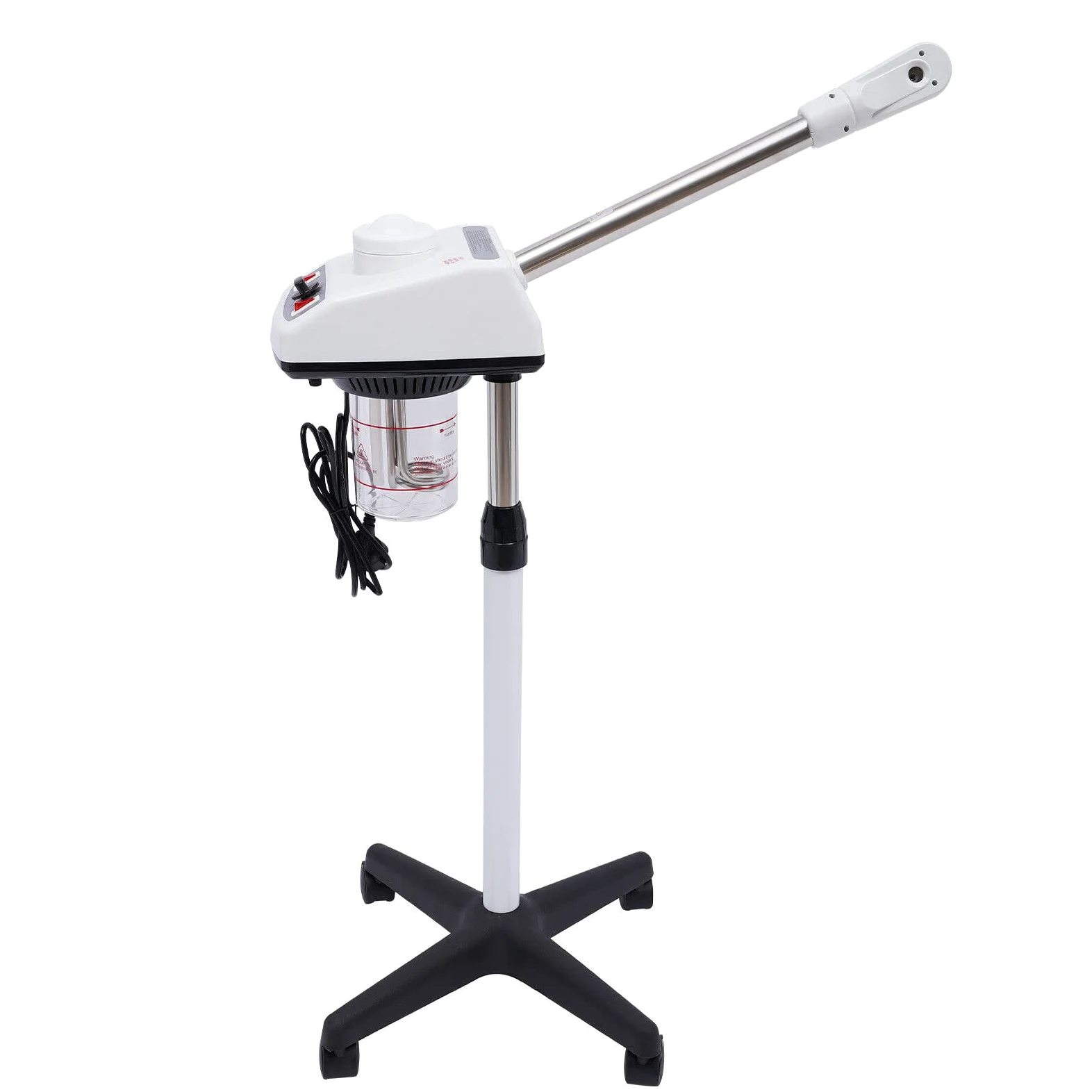 Vaporizador Facial Profesional 750W – Ozono Vaporizador para Limpieza Facial, Hidrafacial Spa, Nano Vapor Cara Altura Ajustable, Equipo de Estética para Sauna Facial y Cuidado de Belleza