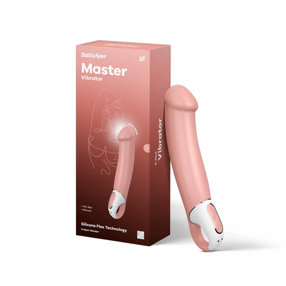 Satisfyer Vibes Master G-Spot Vibrador | Dildo para Mujeres | Estimulación de Clítoris fuerte y silenciosa | Juguetes sexuales | Estimulador para Ella | Juguete sexual impermeable (IPX7)